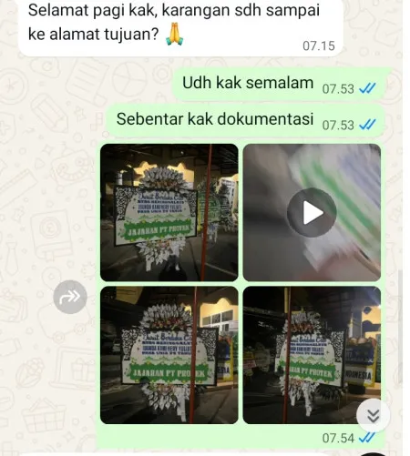 Pengiriman Papan Bunga Selamat Citra Garden
