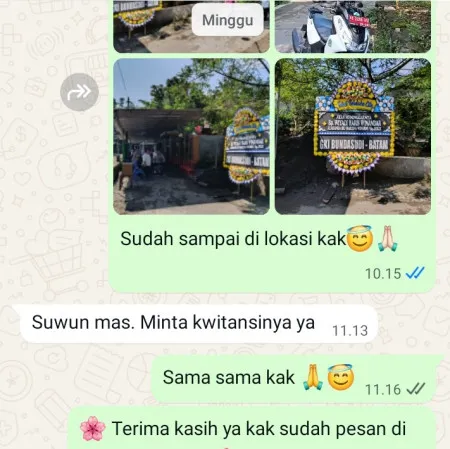 Pengiriman Papan Bunga Duka Citra Garden